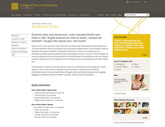UNCC College of Arts & Architecture