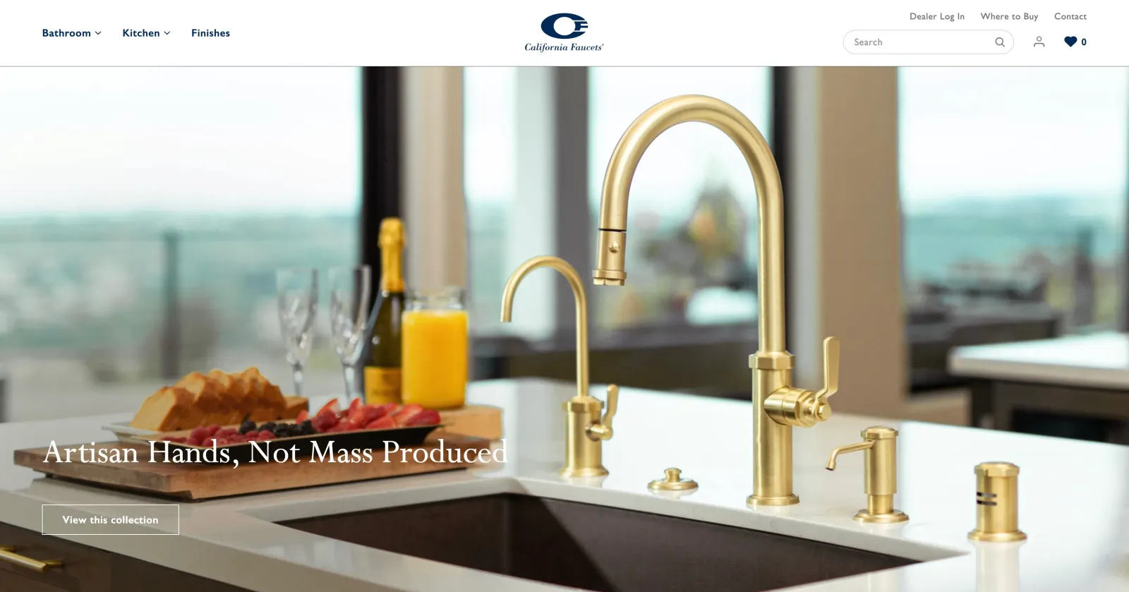 Cal Faucets website
