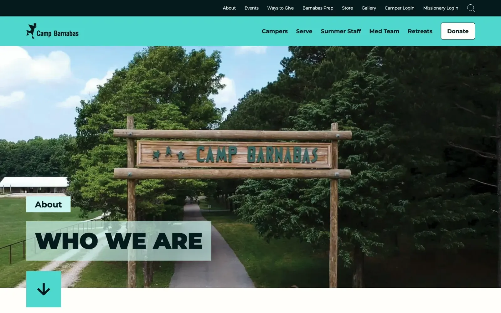Camp Barnabas about page