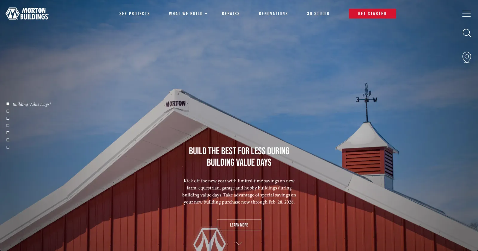 Morton Buildings website